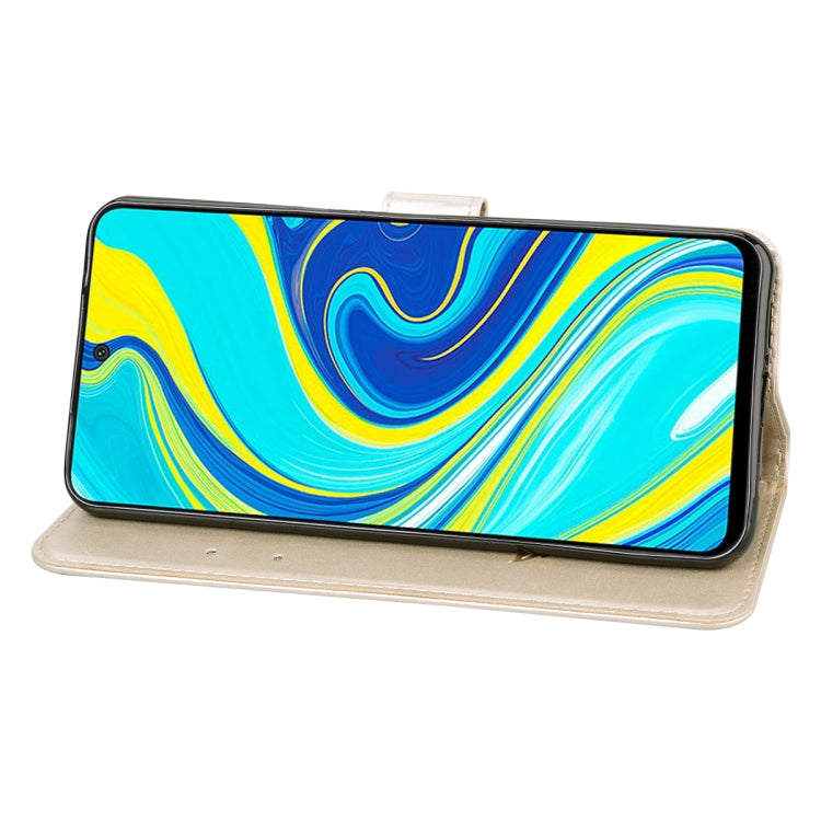 For Xiaomi Mi 10T Lite 5G Rose Embossed Horizontal Flip PU Leather Case with Holder & Card Slots & Wallet