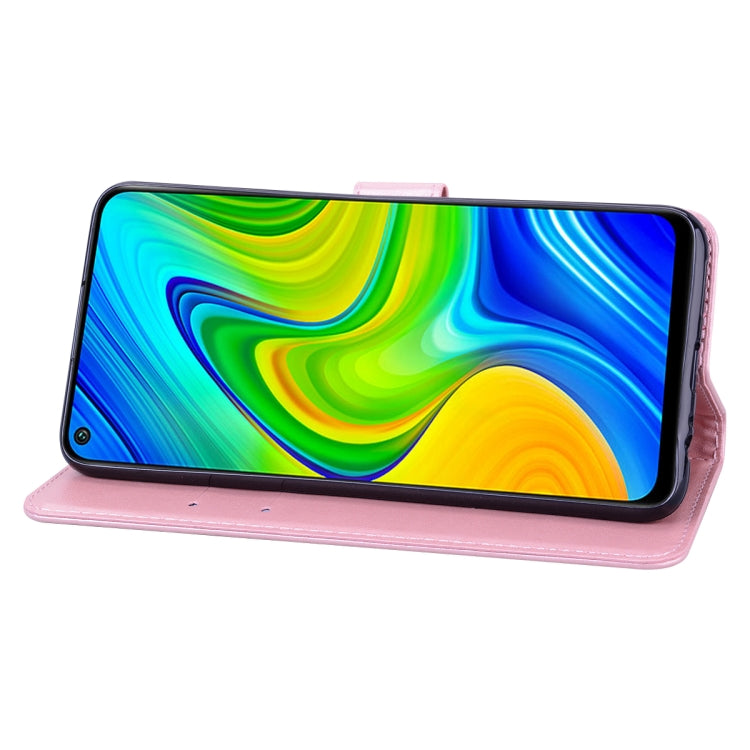 For Xiaomi Mi 10T Pro 5G Rose Embossed Horizontal Flip PU Leather Case with Holder & Card Slots & Wallet