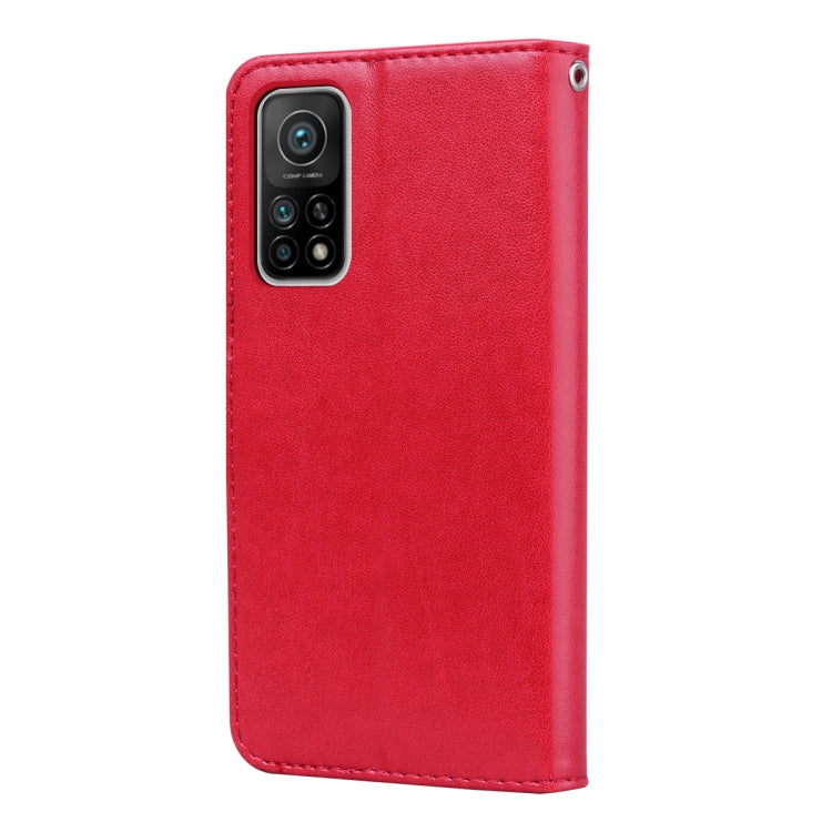 For Xiaomi Mi 10T Pro 5G Rose Embossed Horizontal Flip PU Leather Case with Holder & Card Slots & Wallet