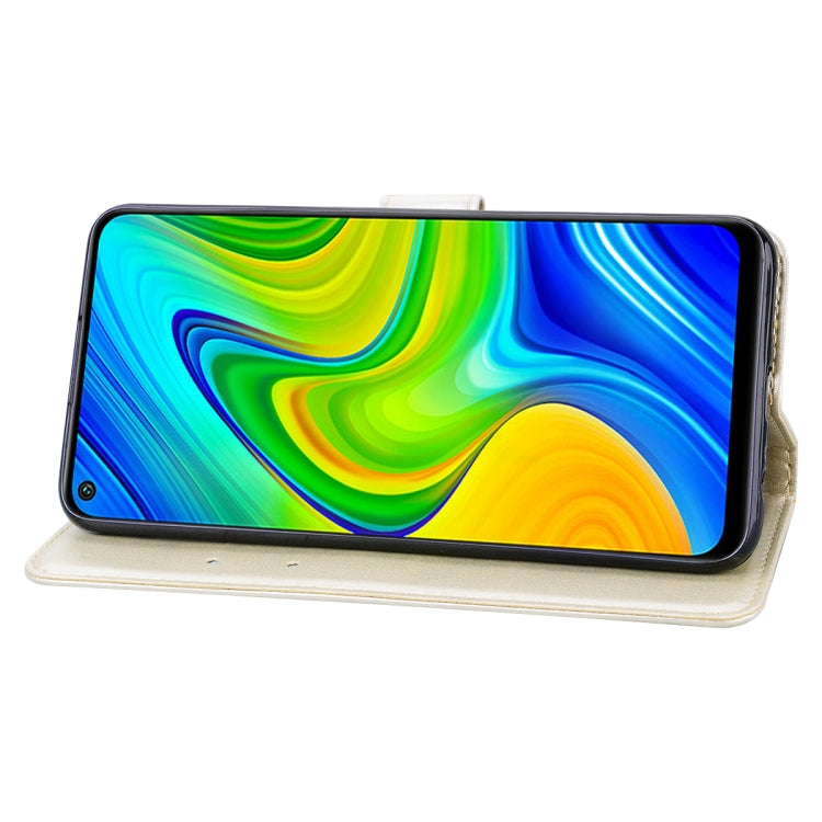 For Xiaomi Mi 10T Pro 5G Rose Embossed Horizontal Flip PU Leather Case with Holder & Card Slots & Wallet