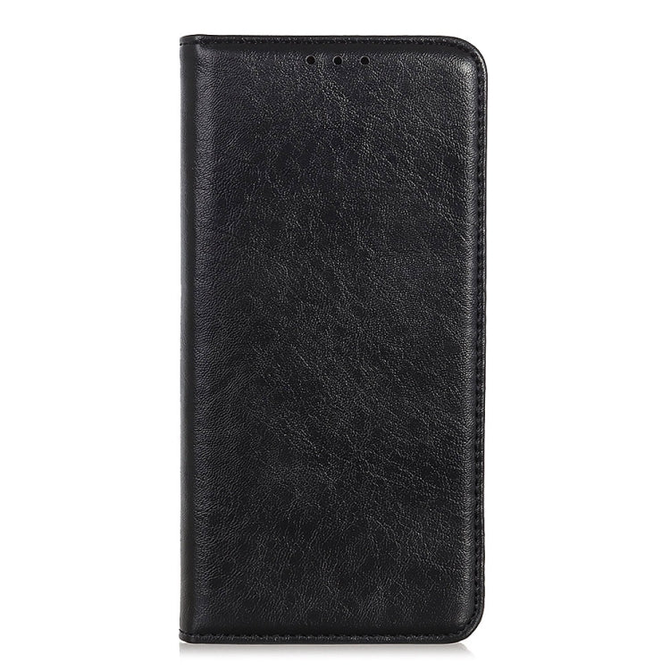 For OPPO F19 / A74 4G Magnetic Crazy Horse Texture Horizontal Flip Leather Case with Holder & Card Slots & Wallet
