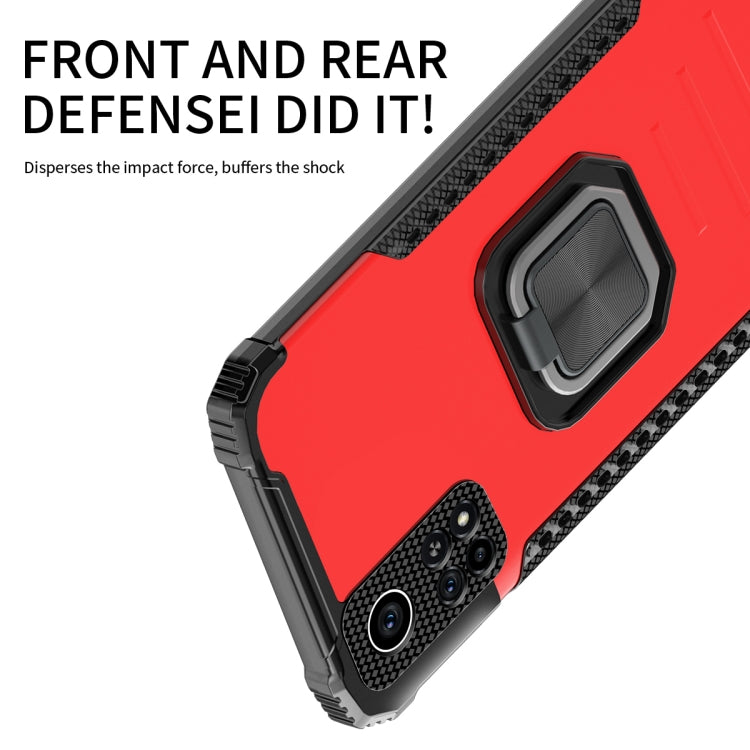 For Xiaomi Mi 10T Pro 5G / 10T 5G Fierce Warrior Series Armor All-inclusive Shockproof Aluminum Alloy + TPU Protective Case with Ring Holder
