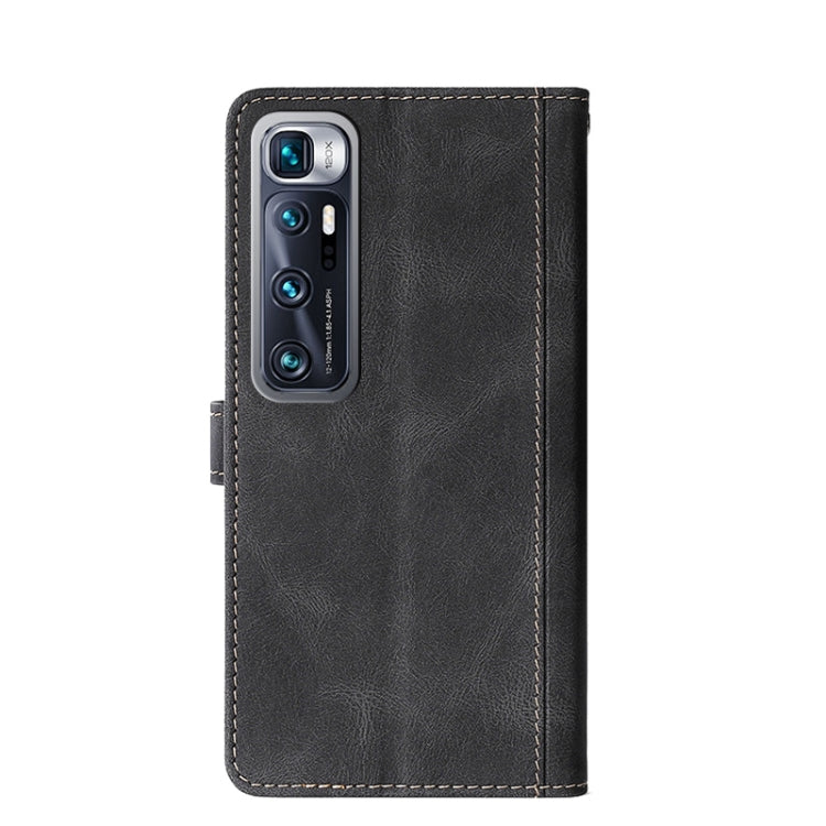 For Xiaomi Mi 10 Ultra Stitching Skin Feel Magnetic Buckle Horizontal Flip PU Leather Case with Holder & Card Slots & Wallet