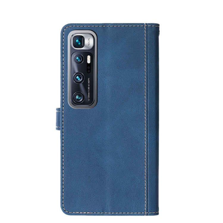 For Xiaomi Mi 10 Ultra Stitching Skin Feel Magnetic Buckle Horizontal Flip PU Leather Case with Holder & Card Slots & Wallet