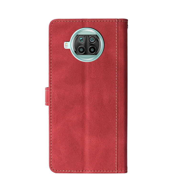 For Xiaomi Redmi Note 9 Pro 5G(CN Version) / Mi 10T Lite Stitching Skin Feel Magnetic Buckle Horizontal Flip PU Leather Case with Holder & Card Slots & Wallet