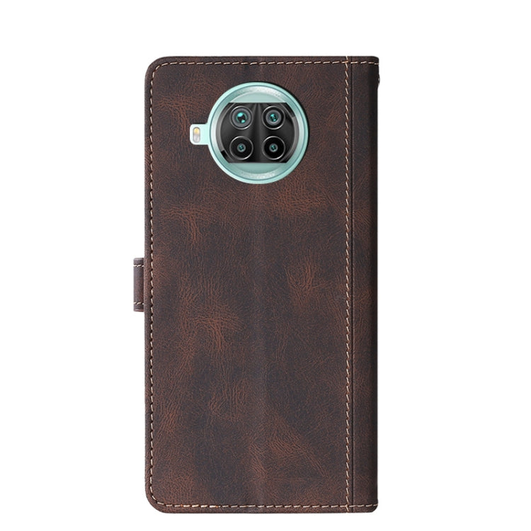 For Xiaomi Redmi Note 9 Pro 5G(CN Version) / Mi 10T Lite Stitching Skin Feel Magnetic Buckle Horizontal Flip PU Leather Case with Holder & Card Slots & Wallet