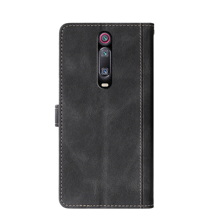 For Xiaomi Redmi K20 Pro / K20 / 9T / 9T Pro Stitching Skin Feel Magnetic Buckle Horizontal Flip PU Leather Case with Holder & Card Slots & Wallet