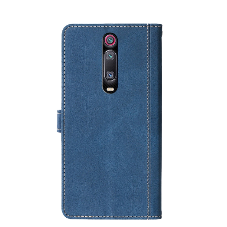 For Xiaomi Redmi K20 Pro / K20 / 9T / 9T Pro Stitching Skin Feel Magnetic Buckle Horizontal Flip PU Leather Case with Holder & Card Slots & Wallet