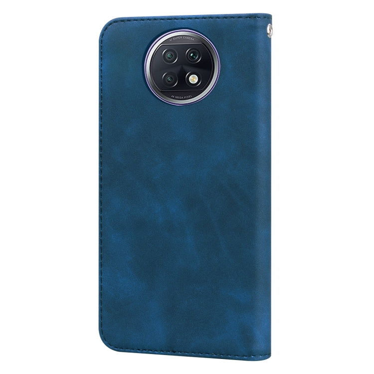 For Xiaomi Redmi Note 9T Frosted Business Magnetic Horizontal Flip PU Leather Case with Holder & Card Slot & Lanyard