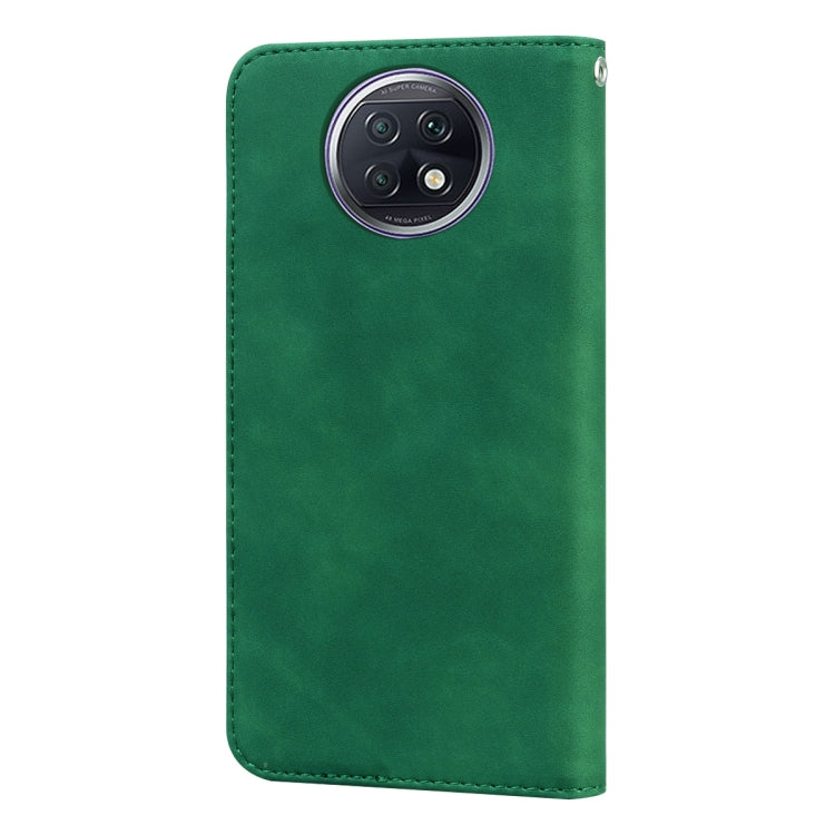 For Xiaomi Redmi Note 9T Frosted Business Magnetic Horizontal Flip PU Leather Case with Holder & Card Slot & Lanyard