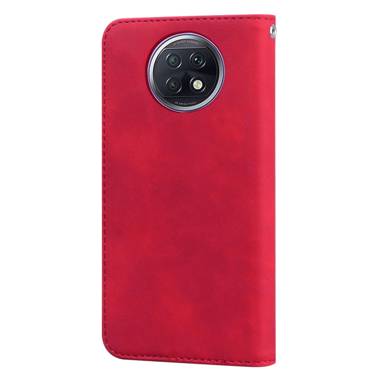 For Xiaomi Redmi Note 9T Frosted Business Magnetic Horizontal Flip PU Leather Case with Holder & Card Slot & Lanyard