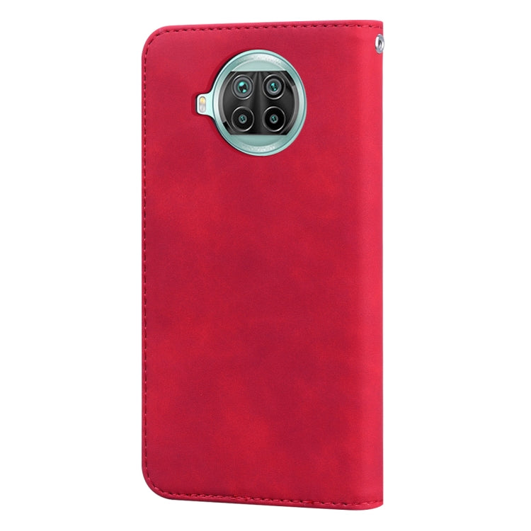 For Xiaomi Mi 10T Lite 5G Frosted Business Magnetic Horizontal Flip PU Leather Case with Holder & Card Slot & Lanyard