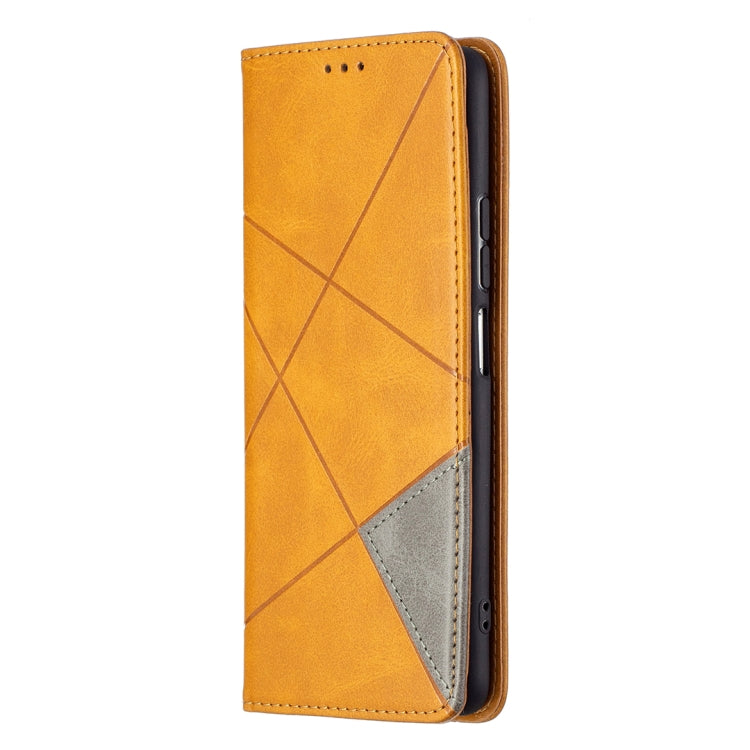 For Xiaomi Mi 11i / Poco F3 / Redmi K40 Rhombus Texture Horizontal Flip Magnetic Leather Case with Holder & Card Slots