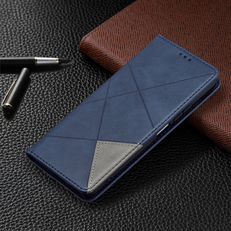 For Xiaomi Mi 11i / Poco F3 / Redmi K40 Rhombus Texture Horizontal Flip Magnetic Leather Case with Holder & Card Slots