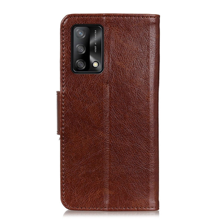 For OPPO F19 Nappa Texture Horizontal Flip Leather Case with Holder & Card Slots & Wallet