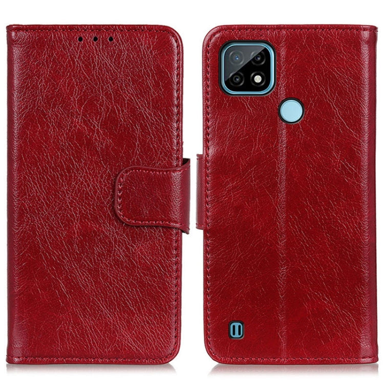 For OPPO Realme C21 Nappa Texture Horizontal Flip Leather Case with Holder & Card Slots & Wallet