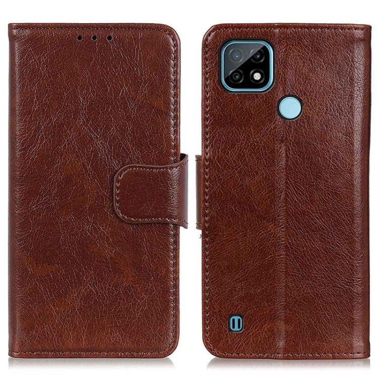 For OPPO Realme C21 Nappa Texture Horizontal Flip Leather Case with Holder & Card Slots & Wallet