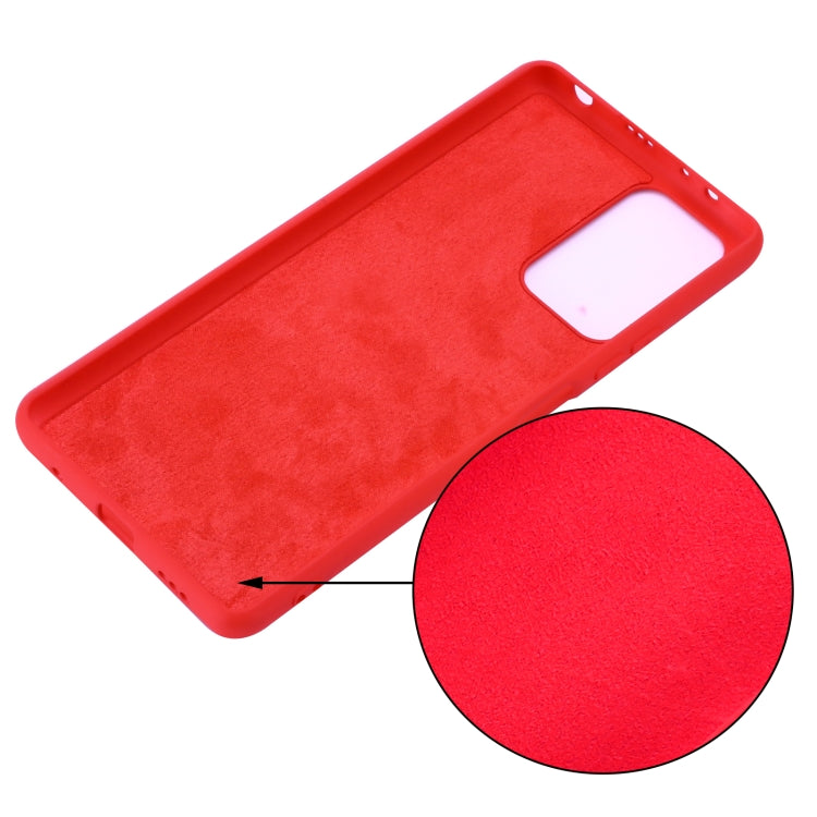For Xiaomi Redmi Note 10 Pro Max Solid Color Liquid Silicone Dropproof Full Coverage Protective Case