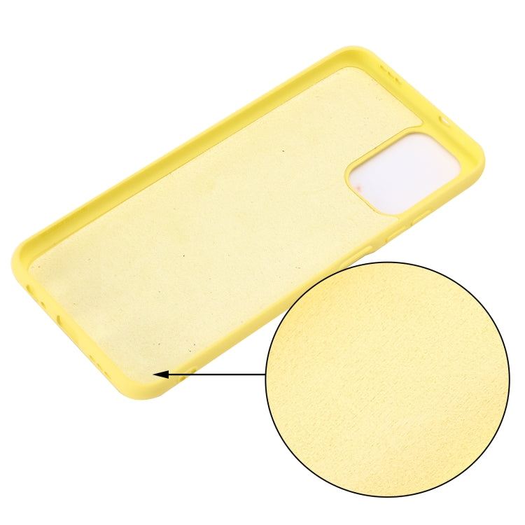 For Xiaomi Redmi Note 10S Solid Color Liquid Silicone Dropproof Full Coverage Protective Case