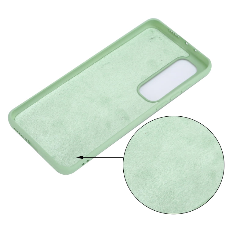 For Xiaomi Mi 10S Solid Color Liquid Silicone Dropproof Full Coverage Protective Case