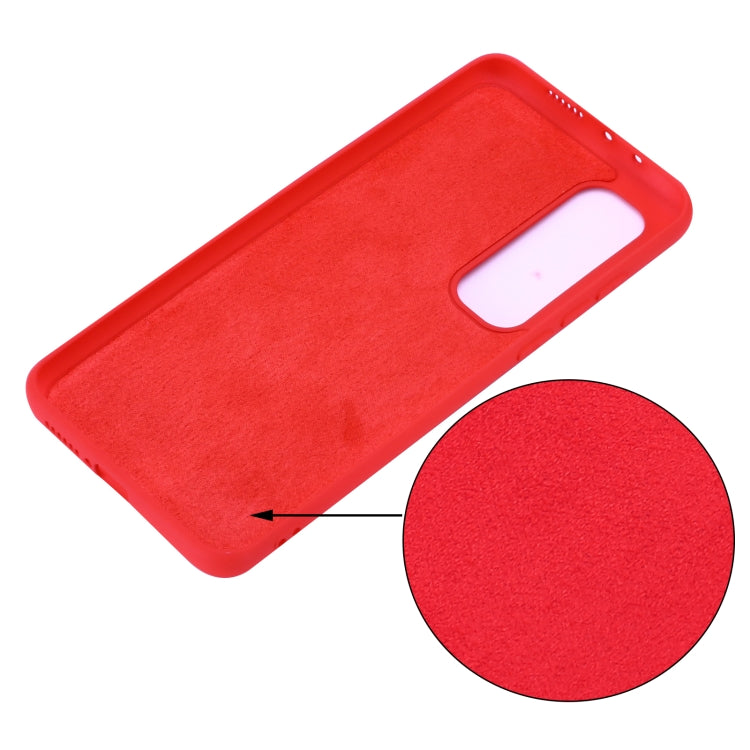 For Xiaomi Mi 10S Solid Color Liquid Silicone Dropproof Full Coverage Protective Case