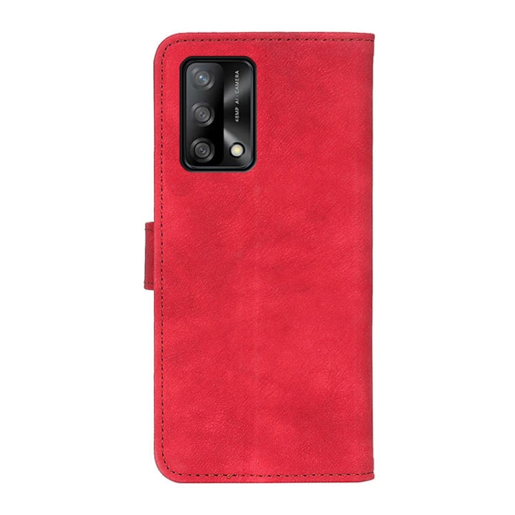 For OPPO F19 Antelope Texture Magnetic Buckle Horizontal Flip PU Leather Case with Card Slots & Wallet & Holder