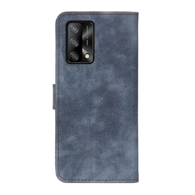 For OPPO F19 Antelope Texture Magnetic Buckle Horizontal Flip PU Leather Case with Card Slots & Wallet & Holder