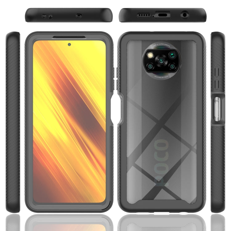 For Xiaomi Poco X3 NFC Starry Sky Full Body Hybrid Shockproof Phone Case