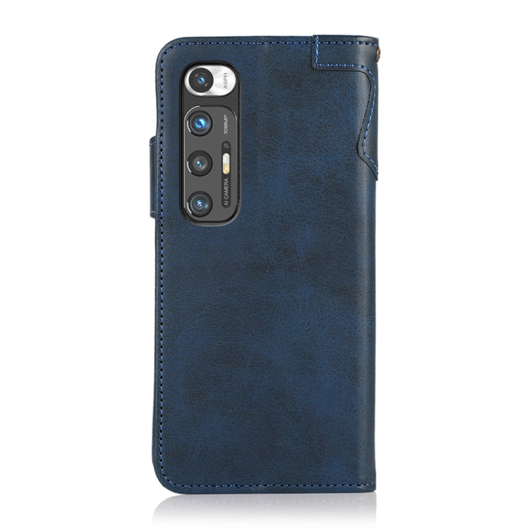 For Xiaomi Mi 10S KHAZNEH Dual-Splicing Cowhide Texture Horizontal Flip Leather Case with Holder & Card Slots & Wallet & Photo Frame & Lanyard