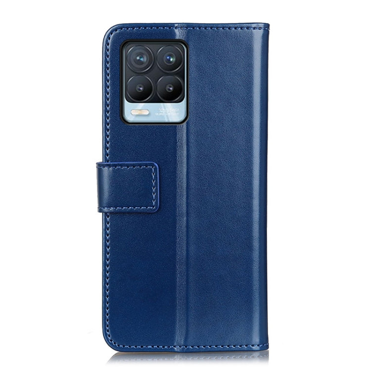 For Realme 8 / Realme 8 Pro 3-Color Pearl Texture Magnetic Buckle Horizontal Flip PU Leather Case with Card Slots & Wallet & Holder