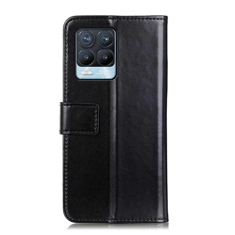 For Realme 8 / Realme 8 Pro 3-Color Pearl Texture Magnetic Buckle Horizontal Flip PU Leather Case with Card Slots & Wallet & Holder