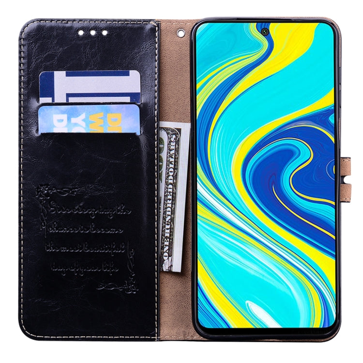 For Xiaomi Mi 10T Lite 5G Business Style Oil Wax Texture Horizontal Flip Leather Case with Holder & Card Slots & Wallet
