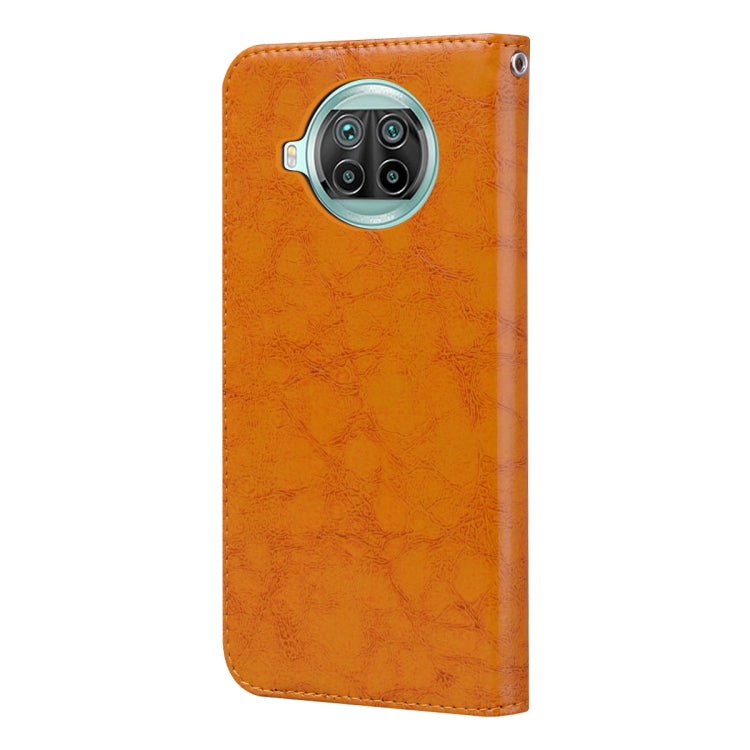 For Xiaomi Mi 10T Lite 5G Business Style Oil Wax Texture Horizontal Flip Leather Case with Holder & Card Slots & Wallet