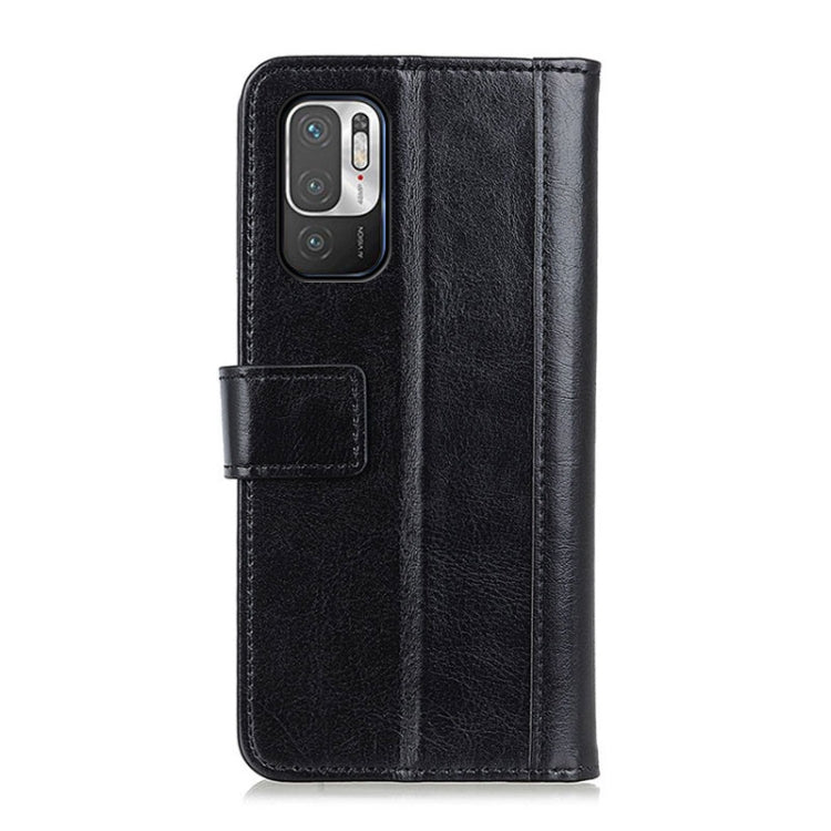 For Xiaomi Redmi Note 10 5G Peas Crazy Horse Texture Horizontal Flip Leather Case with Holder & Card Slots & Wallet