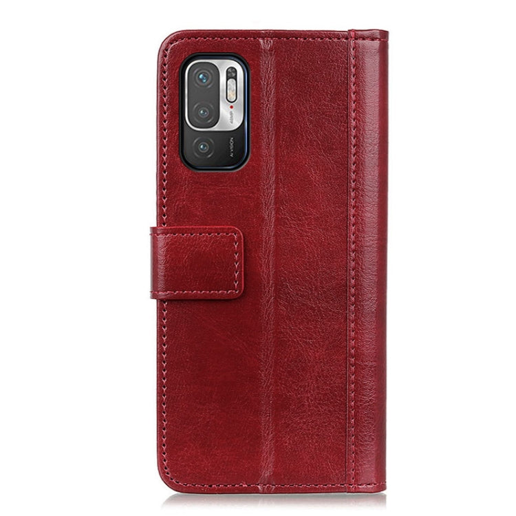 For Xiaomi Redmi Note 10 5G Peas Crazy Horse Texture Horizontal Flip Leather Case with Holder & Card Slots & Wallet