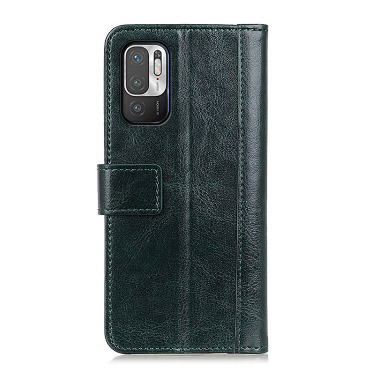 For Xiaomi Redmi Note 10 5G Peas Crazy Horse Texture Horizontal Flip Leather Case with Holder & Card Slots & Wallet