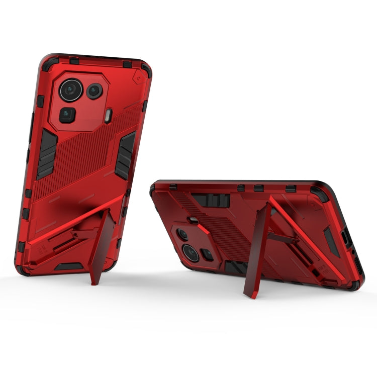 For Xiaomi Mi 11 Pro Punk Armor 2 in 1 PC + TPU Shockproof Case with Invisible Holder