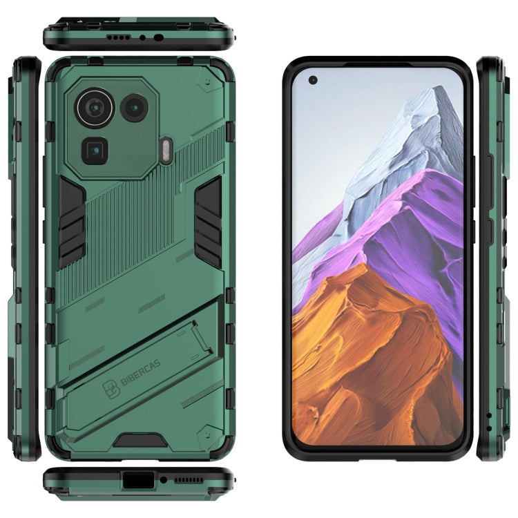 For Xiaomi Mi 11 Pro Punk Armor 2 in 1 PC + TPU Shockproof Case with Invisible Holder