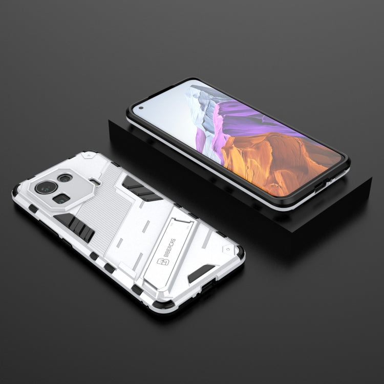 For Xiaomi Mi 11 Pro Punk Armor 2 in 1 PC + TPU Shockproof Case with Invisible Holder