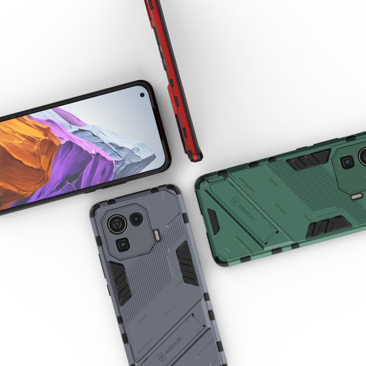 For Xiaomi Mi 11 Pro Punk Armor 2 in 1 PC + TPU Shockproof Case with Invisible Holder