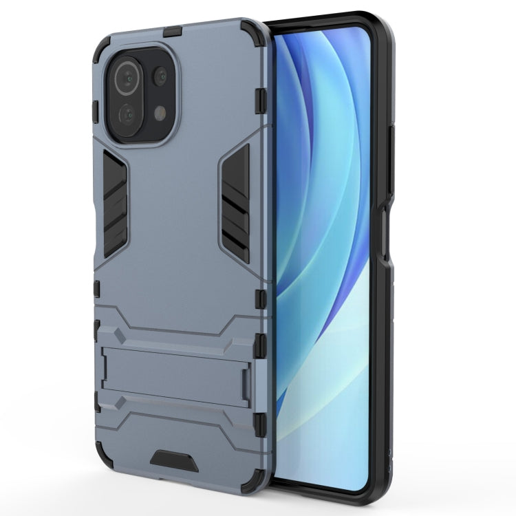 For Xiaomi Mi 11 Lite Shockproof PC + TPU Protective Case with Hidden Holder