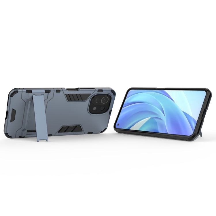 For Xiaomi Mi 11 Lite Shockproof PC + TPU Protective Case with Hidden Holder