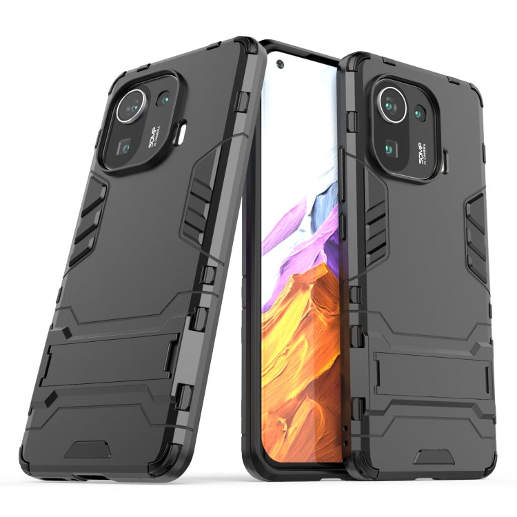 For Xiaomi Mi 11 Pro Shockproof PC + TPU Protective Case with Hidden Holder