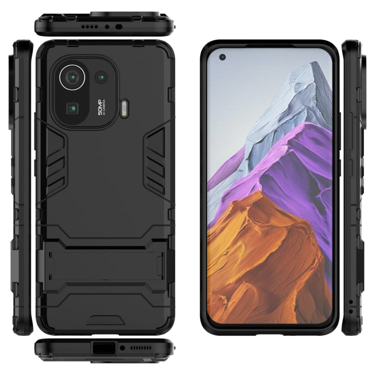 For Xiaomi Mi 11 Pro Shockproof PC + TPU Protective Case with Hidden Holder