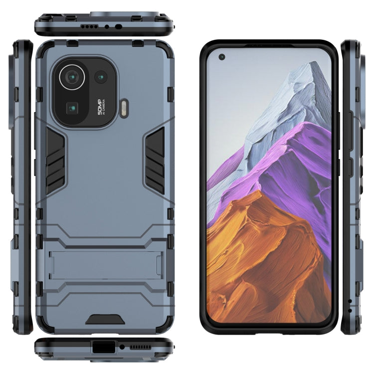 For Xiaomi Mi 11 Pro Shockproof PC + TPU Protective Case with Hidden Holder