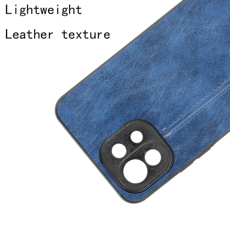 For Xiaomi Mi 11 Lite Shockproof Sewing Cow Pattern Skin PC + PU + TPU Case