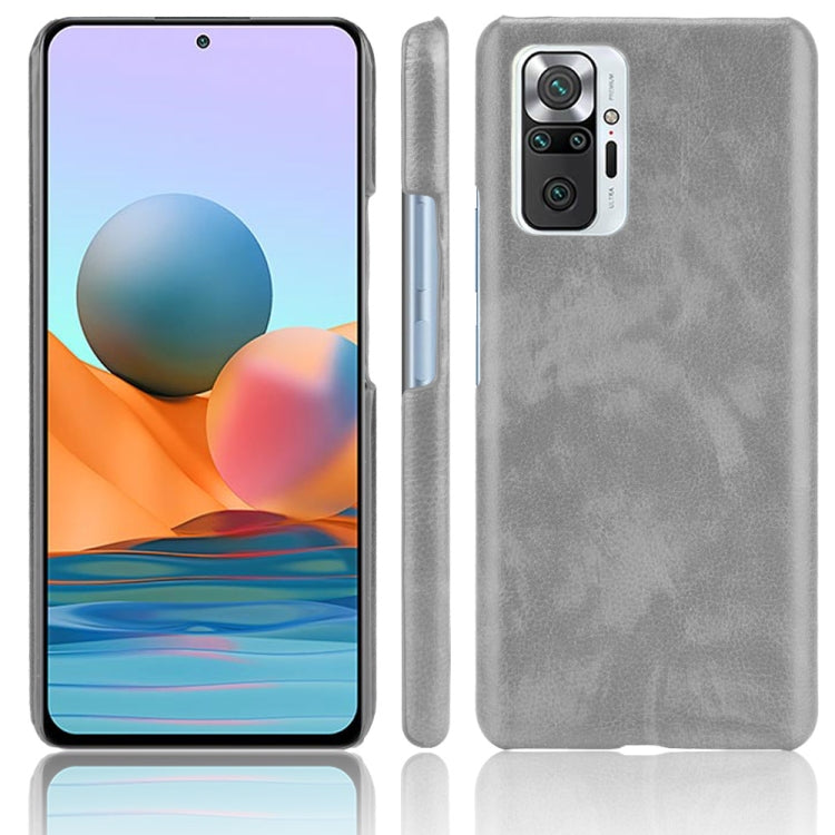 For Xiaomi Redmi Note 10 Pro (India version) / Note 10 Pro Max Shockproof Litchi Texture PC + PU Case