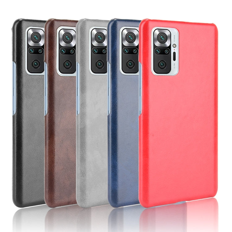 For Xiaomi Redmi Note 10 Pro (India version) / Note 10 Pro Max Shockproof Litchi Texture PC + PU Case