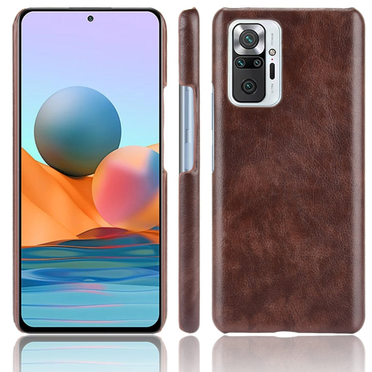 For Xiaomi Redmi Note 10 Pro (India version) / Note 10 Pro Max Shockproof Litchi Texture PC + PU Case