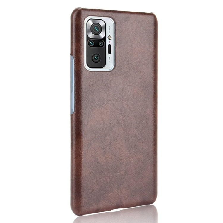 For Xiaomi Redmi Note 10 Pro (India version) / Note 10 Pro Max Shockproof Litchi Texture PC + PU Case